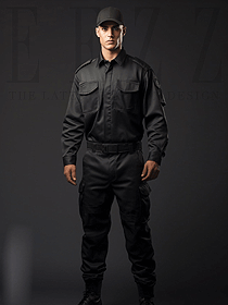 保安夾克執勤服長袖拉鏈款外套