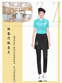 堂餐外賣派送店員員工制服設計圖