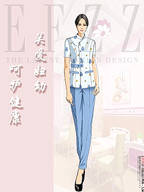 兒童醫(yī)院兒科護(hù)士工作服裝短袖套裝設(shè)計方案