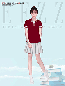 校園女初中生著裝設計圖片高清大圖