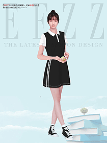 新款公立中學校服園服原創(chuàng)設計圖