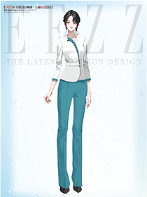 深圳市美容整形醫院接待護士制服定制設計款