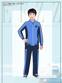 國際高中校園學生服裝定制設計案例效果圖