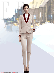 國外著名主題酒店大堂服務(wù)人員工作服量身定制設(shè)計