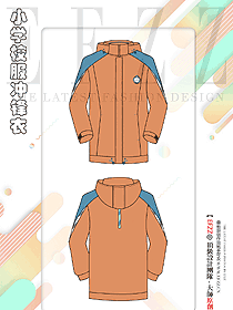 校園沖鋒衣定制印LOGO學(xué)生校服團(tuán)隊(duì)服