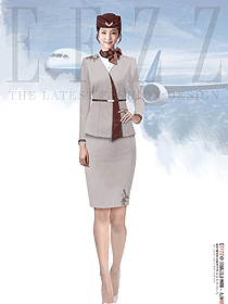 空乘地勤前臺售樓部工作服氣質職業裝定制設計