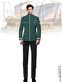 春季英式獵裝夾克保安工作服定制設計方案