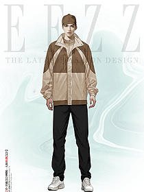 青年個性潮流戶外登山服團體員工制服定制款