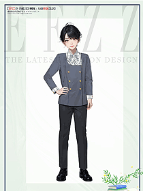 大合唱團詩歌朗誦演出服高初中學生班服校服套裝設計