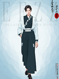 中國風原創正品改良明制武俠風漢服演出表演服裝設計