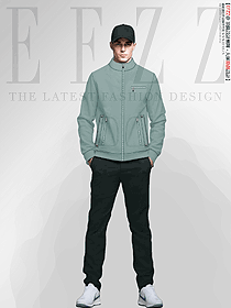 沖鋒衣定制印logo秋冬防風(fēng)防水工作服外套夾克設(shè)計圖