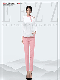 高端美容院工作服女秋季新款服務生制服定制設計