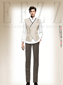 酒店中餐男服務員制服設計方案