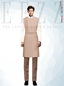 酒店中餐崗位男服務生服裝定制設計圖