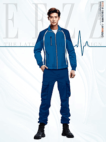 防靜電工作服定制春秋季汽修車間男裝