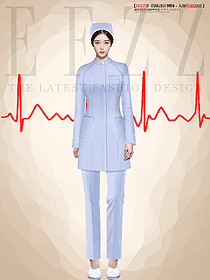 兒童醫院兒科護士套裝定制設計圖
