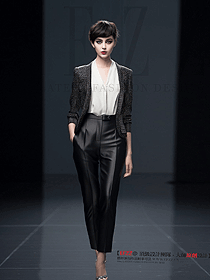 春季職業高級感通勤職業裝定制設計圖