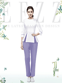 高端養生spa按摩技師上衣褲子制服定制方案