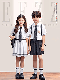 兒童合唱表演校服詩歌朗誦演出中國風幼兒園班服定制設計圖