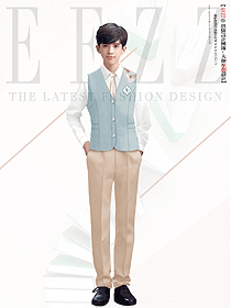 大合唱演出服詩(shī)歌朗誦男女童主持人服裝定制