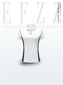 大學校慶活動白色翻領短袖體恤衫團體制服方案