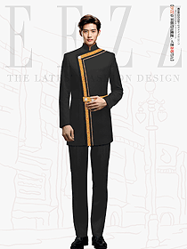 長袖迎賓門童制服賓館泊車員秋冬季男款設計