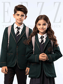 英倫風(fēng)貴族春秋裝JK制服學(xué)生西裝三件套手繪圖片