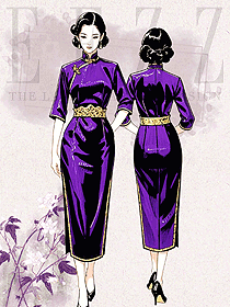 婚宴裝改良純色演出時尚長款氣質高端禮服連衣裙