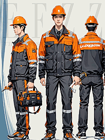 海運(yùn)重工車間貨運(yùn)工裝運(yùn)輸公司工服定制設(shè)計(jì)圖