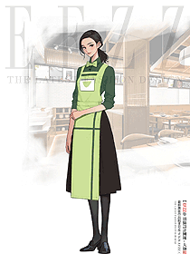 甜心款法式女仆裝-歐洲莊園農(nóng)場(chǎng)裙工作服設(shè)計(jì)