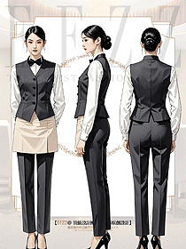 桌球廳比賽專用ktv服務(wù)員工裝背心