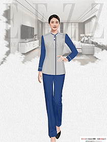 保潔工作服高端星級酒店客房服務員長袖制服