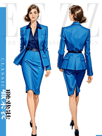 高端商務西服職場氣質銀行上班工作服