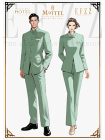 淺綠承載文化:酒店工作人員的制服魅力