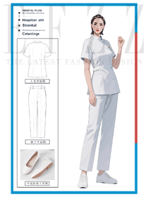 純白守護，修身添彩：女性醫院人員原創工作服的經典設計