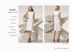 連衣裙書籍vol.01,連衣裙服裝畫冊