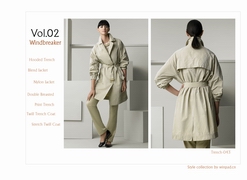 歐洲風衣精典款式收藏vol.01，風衣服裝畫冊