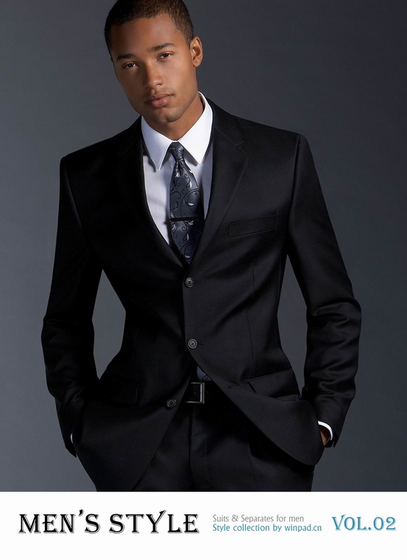 男西服畫冊(cè)2,是西服服裝打印畫冊(cè)