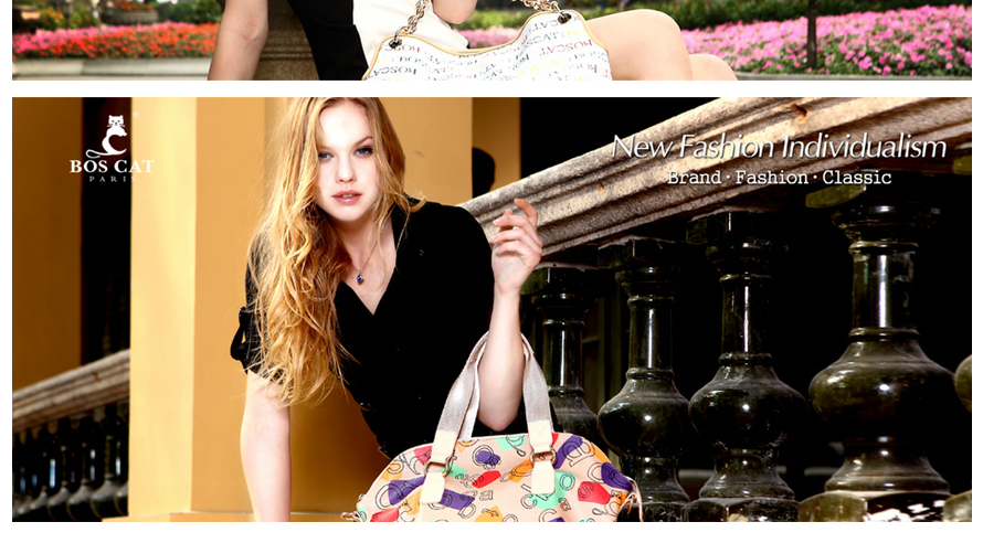 波士貓專賣店導購員服裝設計