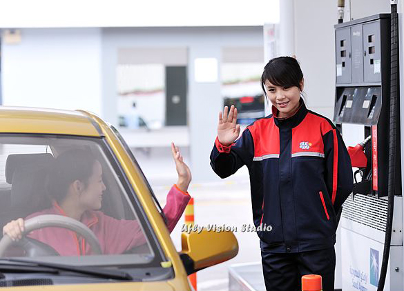 中石化香港加油站員工制服設計,加油站工作服,加油工服,加油員服裝