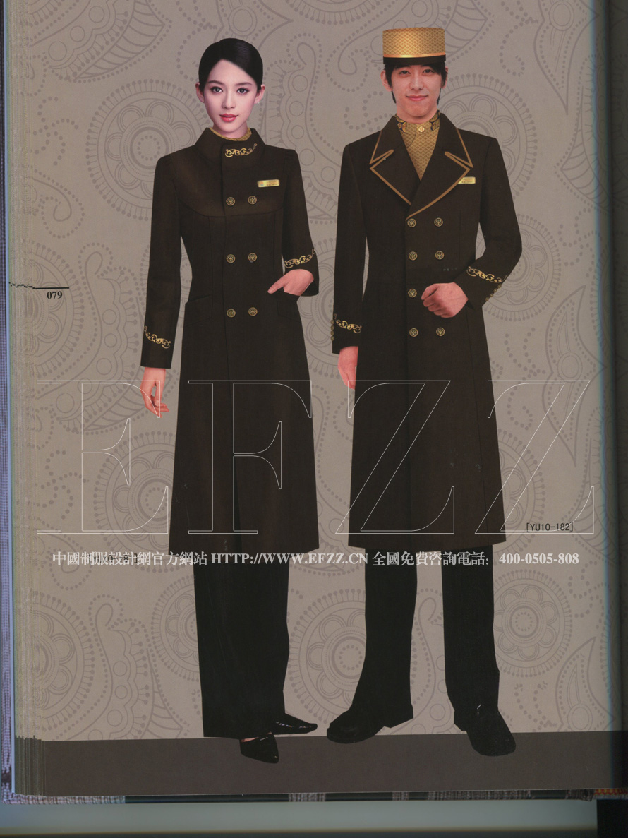 商務休閑酒店時尚制服意宇十，酒店制服設計書籍_中國制服設計網