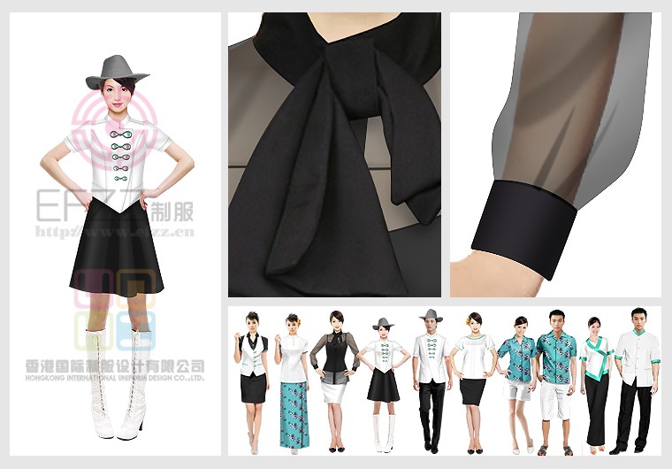 杭州休閑洗浴會所制服圖片