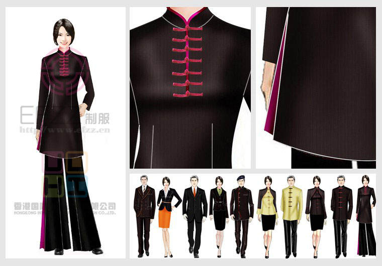 寶龍大酒店服裝設計圖片