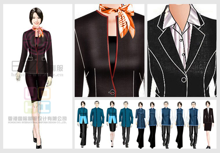 城市名人酒店制服設計圖