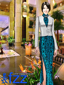 素雅高檔私人會所酒店制服設計