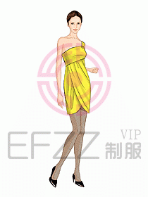 夜總會(huì)ktv包房公主制服設(shè)計(jì)圖491