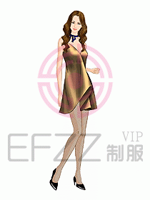 夜總會ktv包房公主制服設(shè)計圖503
