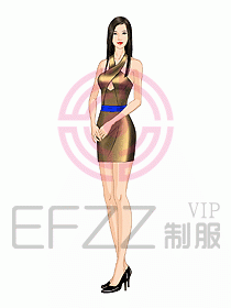 夜總會ktv包房公主制服設(shè)計圖505