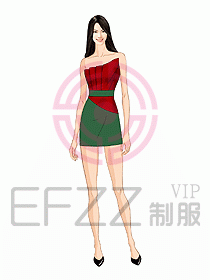 夜總會ktv包房公主制服設計圖515