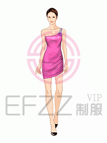 夜總會ktv包房公主制服設計圖519